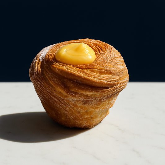 Lemon Curd Cruffin