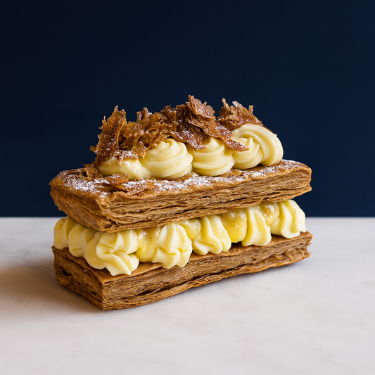 Lemon and Coconut Mille Feuille